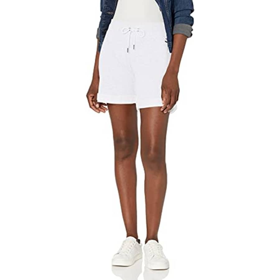 Tommy Hilfiger Women's Boy Shorts, Solid White, X-Small for $28 Tommy Hilfiger Women's Boy Shorts, Solid White, X-Small for $28
