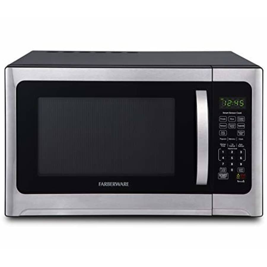 Farberware Professional FMO12AHTBKE 1.2 Cu. Ft. 1100-Watt Microwave Oven With Smart Sensor Cooking for $120