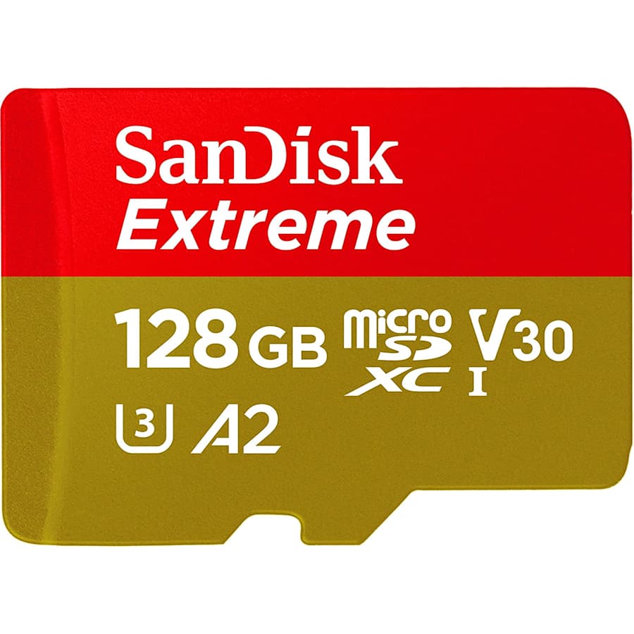 SanDisk 128GB Extreme UHS-I micro SD Card for $20 w/ Prime
