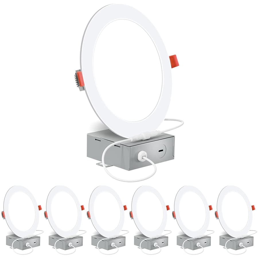 Energetic Smarter Lighting 6" LED Recessed Light 6-Pack for $22 Energetic Smarter Lighting 6" LED Recessed Light 6-Pack for $22