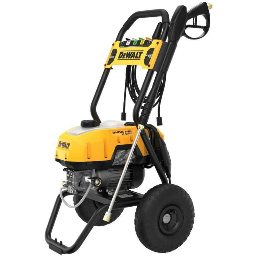 DeWalt 2,400-PSI Electric Pressure Washer w/ Nozzles: $199