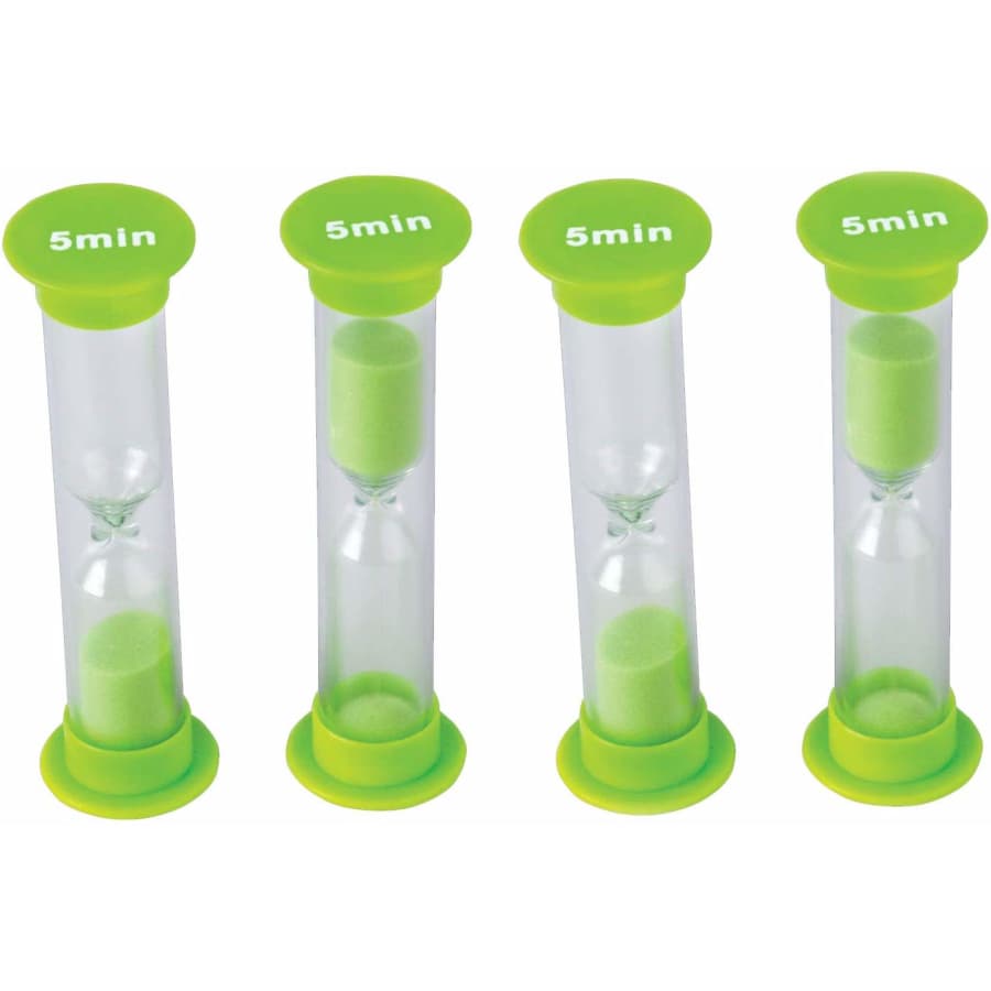 5-Minute Sand Timer 4-Pack for $1