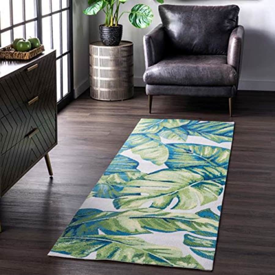 nuLOOM Lisa Floral Indoor/Outdoor Runner Rug, 2' 6" x 12', Multi for $73 nuLOOM Lisa Floral Indoor/Outdoor Runner Rug, 2' 6" x 12', Multi for $73