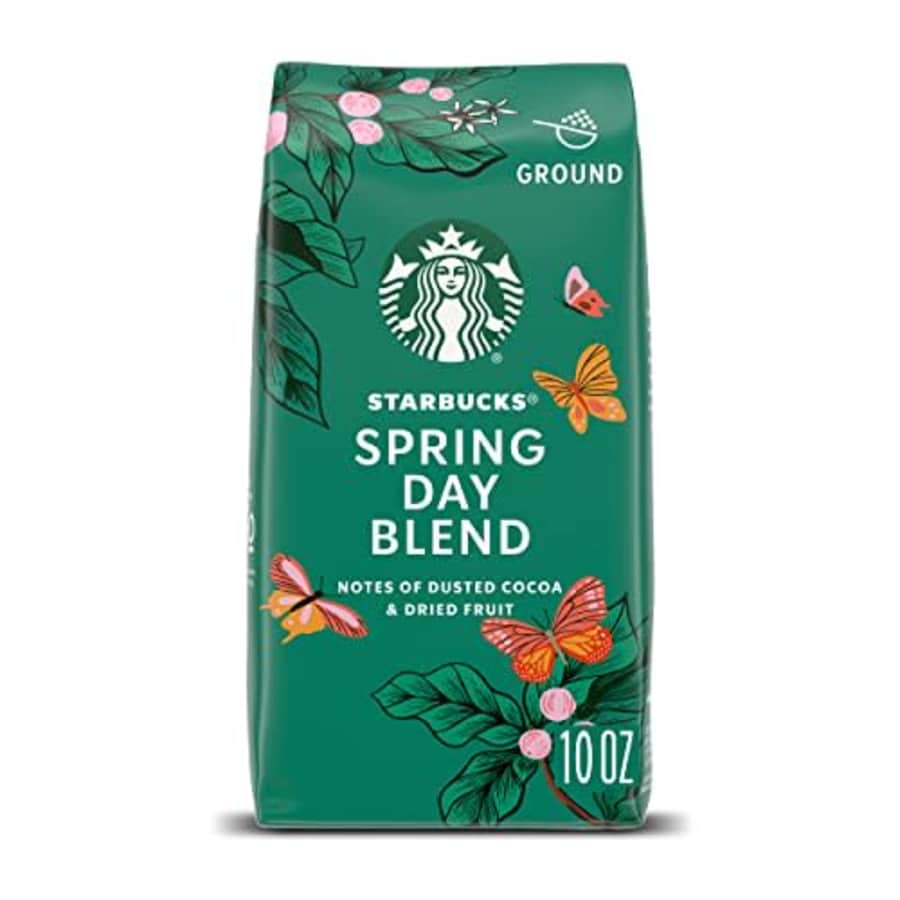 Starbucks Ground Coffee, Medium Roast, Spring Day Blend, 100% Arabica, Limited Edition, 10 oz for $10