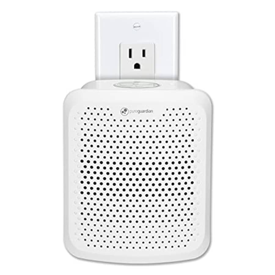 Germ Guardian PureGuardian AP201W Pluggable Air Purifier with Nightlight, Odor-Eliminating Aromatherapy Essential for $30