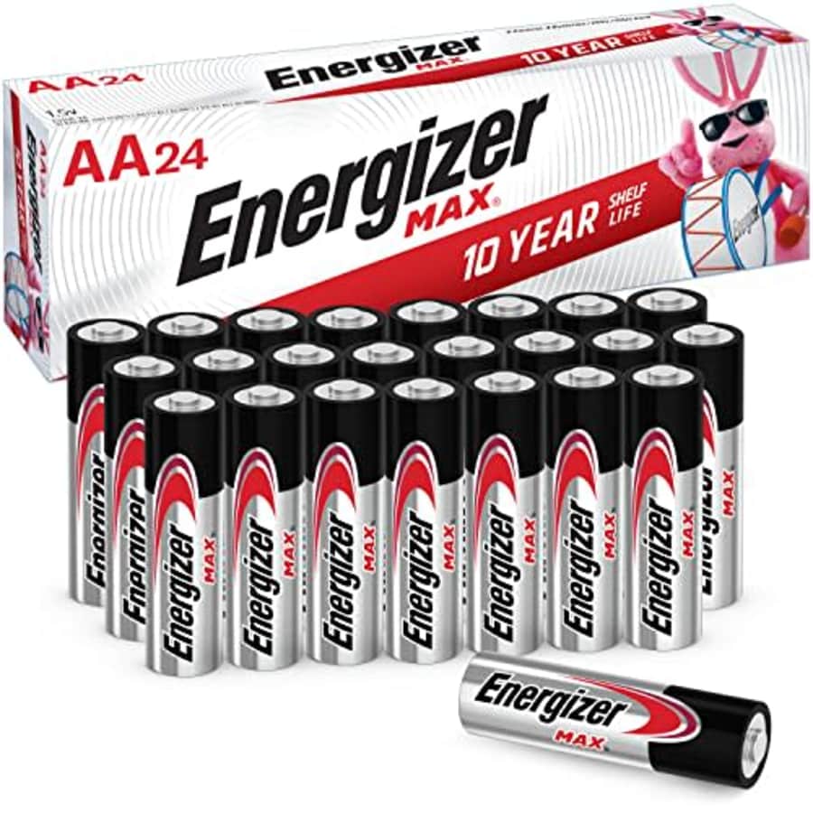 Energizer MAX AA Batteries 24-Pack for $17