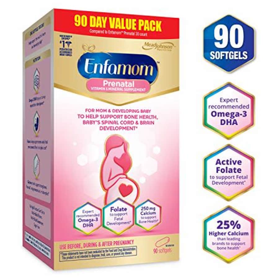 Enfamil Vitamins Enfamom Prenatal Vitamin & Mineral Supplement for Women w/Calcium Vitamin D for $20