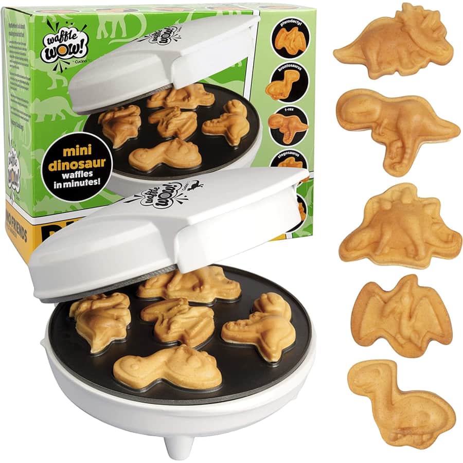 WaffleWow Dino Friends Waffle Maker for $35 WaffleWow Dino Friends Waffle Maker for $35