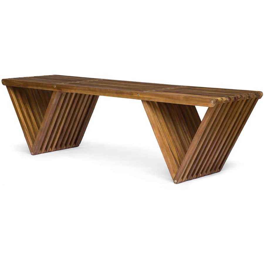 Christopher Knight Home Esme Outdoor Acacia Wood Bench for $147 Christopher Knight Home Esme Outdoor Acacia Wood Bench for $147