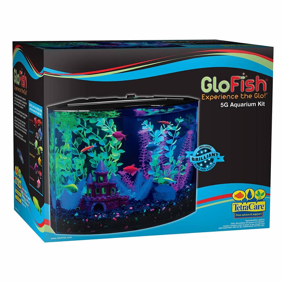 GloFish 5-Gallon Crescent Aquarium Kit for $25 GloFish 5-Gallon Crescent Aquarium Kit for $25