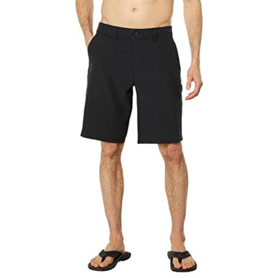 O'Neill Men's Reserve Heather 21" Hybrid Shorts, Black for $47 O'Neill Men's Reserve Heather 21" Hybrid Shorts, Black for $47