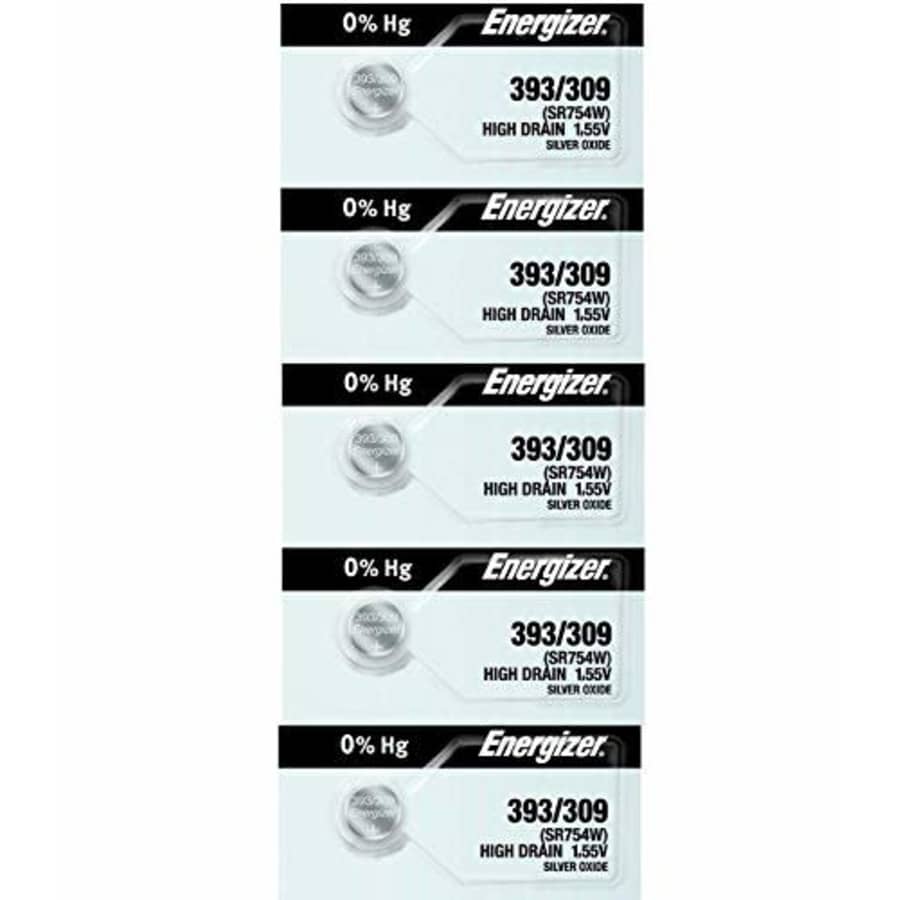 Energizer 393 Silver Oxide 10 Batteries (SR754W) for $18