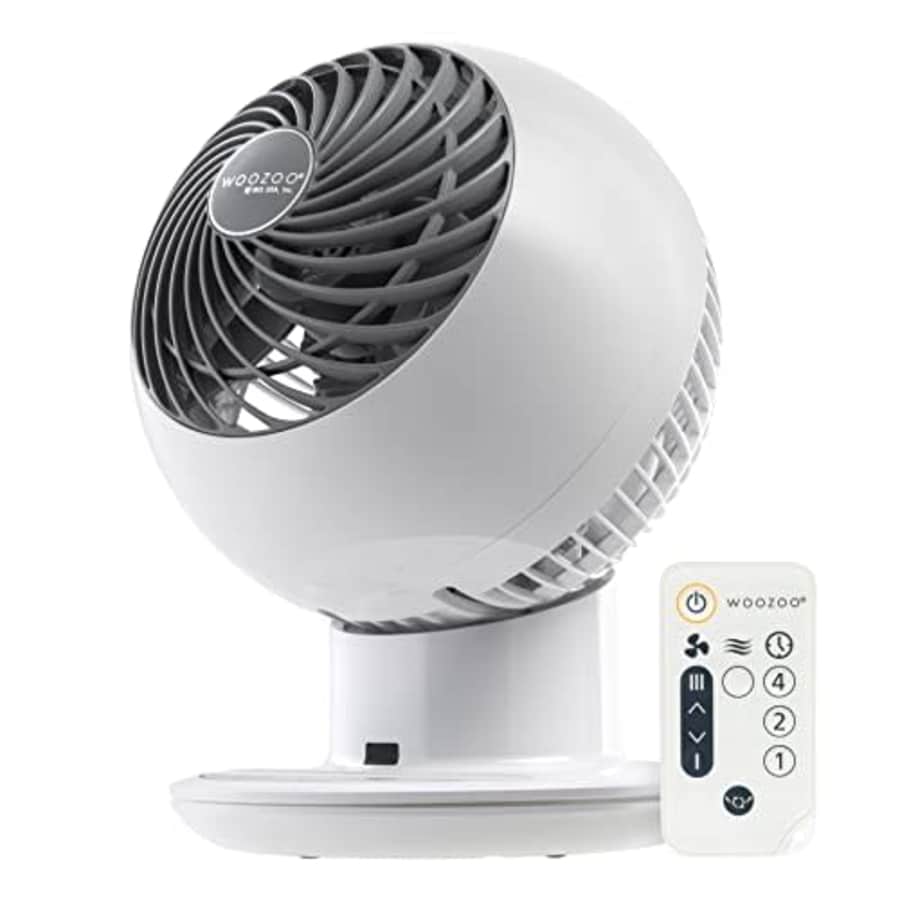 IRIS USA WOOZOO Fan with Remote, Oscillating Fan, Desk Fan, Table Air Circulator, Globe Fan, Fan for $78 IRIS USA WOOZOO Fan with Remote, Oscillating Fan, Desk Fan, Table Air Circulator, Globe Fan, Fan for $78