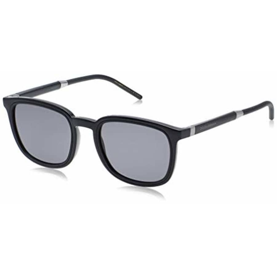 Dolce & Gabbana Men's DG6115 Polarized Sunglasses, Black/Grey, One Size for $215