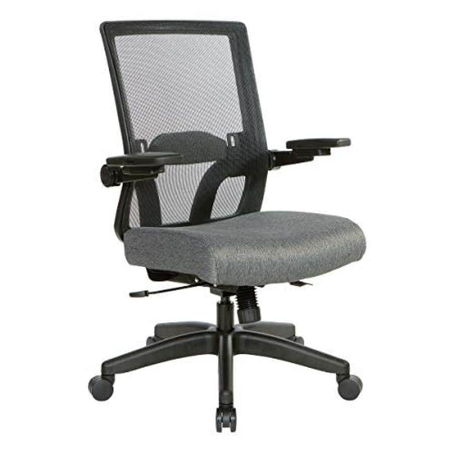 Office Star 867 Series Adjustable Manager's Chair with Breathable Mesh Back, Lumbar Support and for $340
