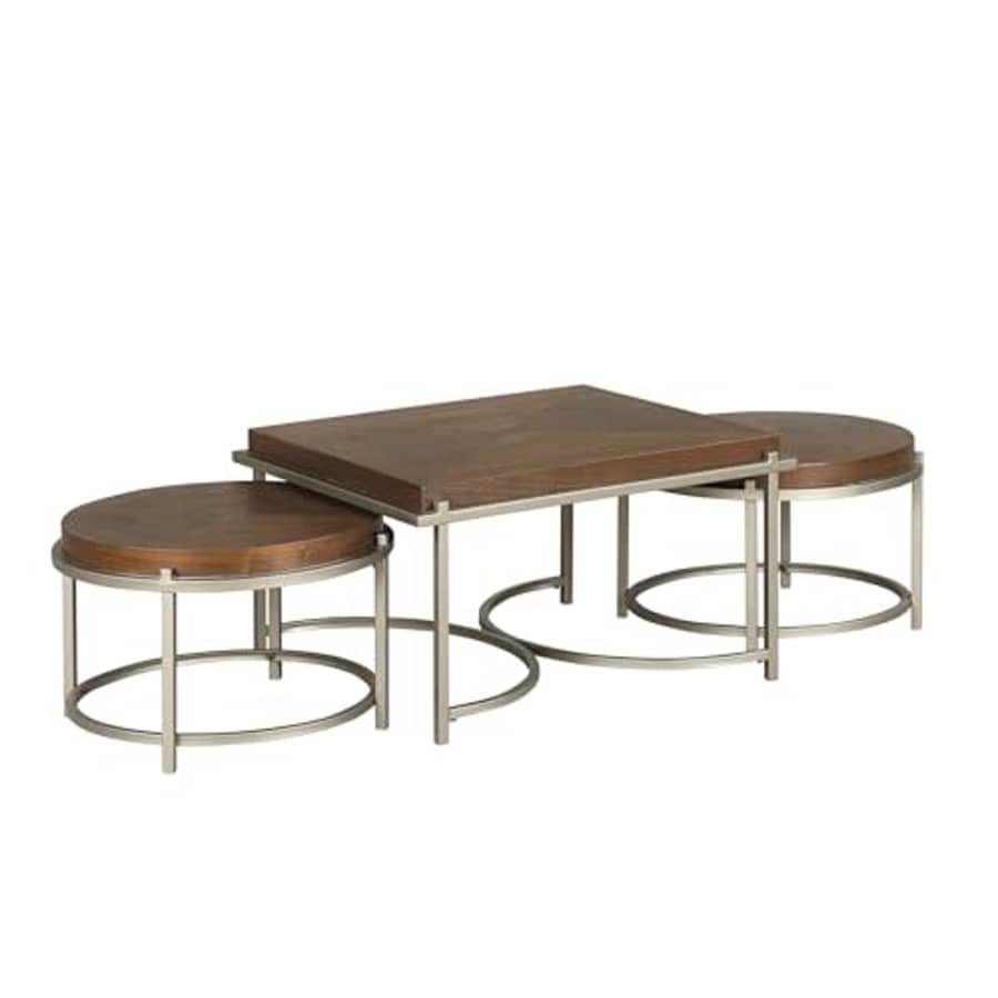 Furniture of America Orion Modern Nesting Coffee Table Set of 3 with Sturdy Golden Metal Base for for $174 Furniture of America Orion Modern Nesting Coffee Table Set of 3 with Sturdy Golden Metal Base for for $174