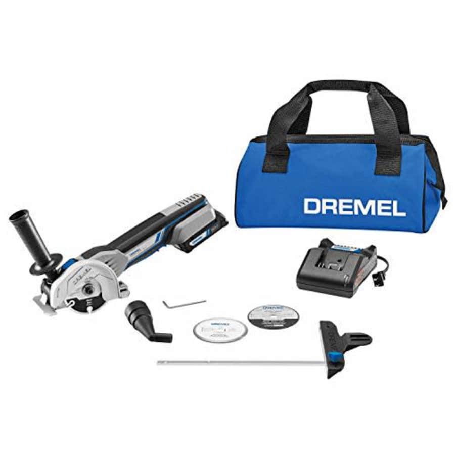 Dremel US20V-01 Compact Circular Saw Tool Kit with (1) 20V Battery, (3) Cutting Wheels & Storage for $119