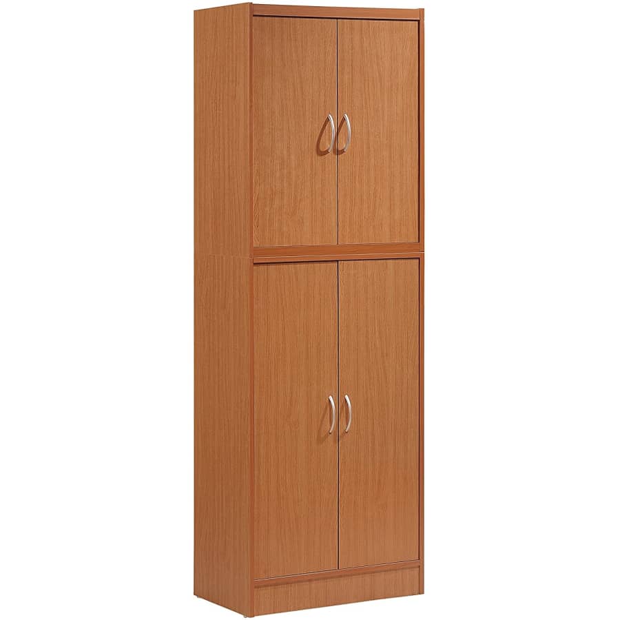 Hodedah 72" 4-Door Kitchen Pantry for $129 Hodedah 72" 4-Door Kitchen Pantry for $129