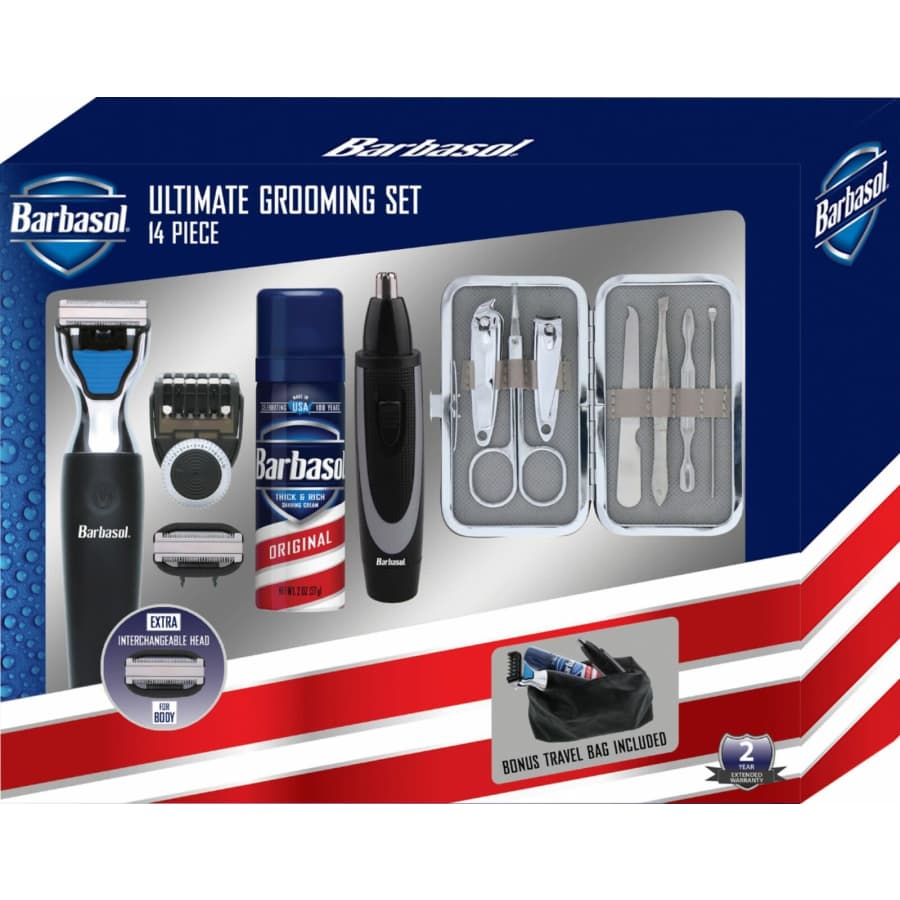 Barbasol Electric Shaver Grooming Kit for $30