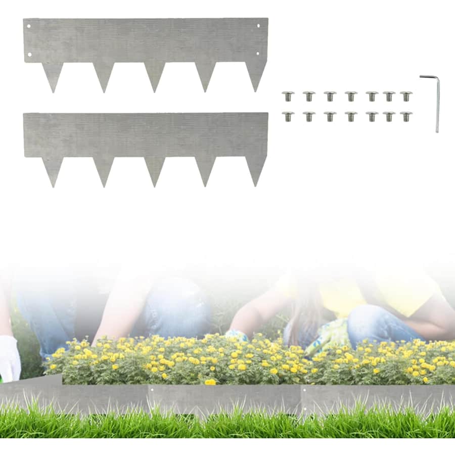 Blissluck 10-Foot Galvanized Steel Landscape Edging from $18