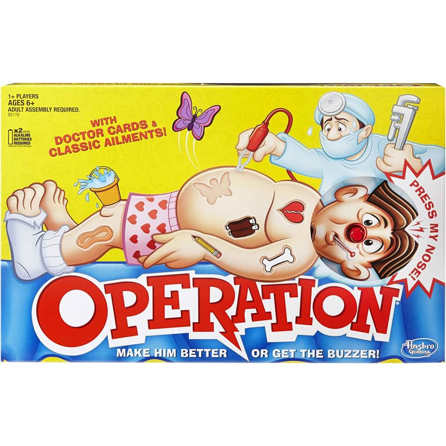 Hasbro Classic Operation Game for $20 Hasbro Classic Operation Game for $20