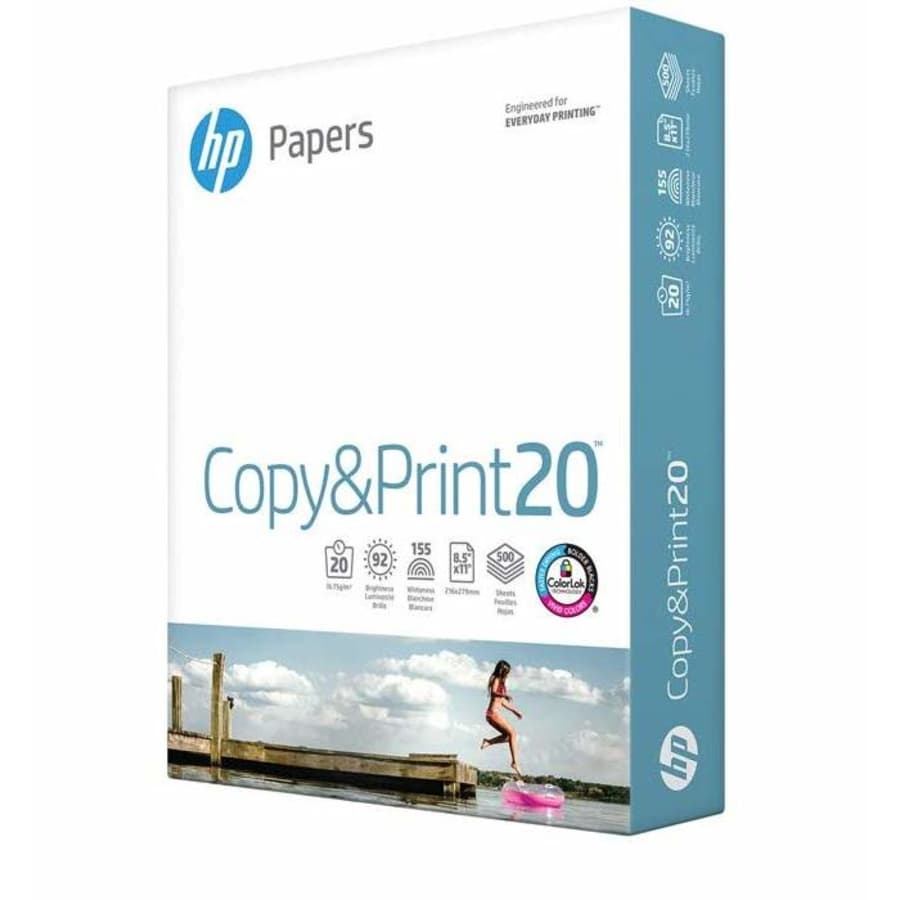 HP Copy & Print 20 Printer Paper Ream for $4 HP Copy & Print 20 Printer Paper Ream for $4
