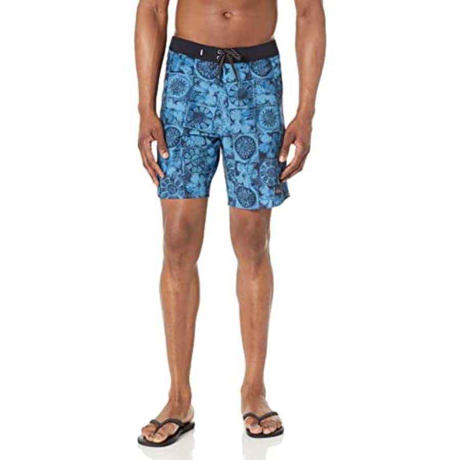 Quiksilver Men's Standard Highlite Arch 19 Boardshort Swim Trunk, Insignia Blue, 29 for $19