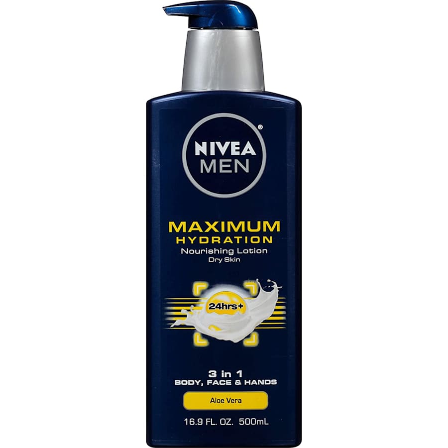 Nivea Men Maximum Hydration 16.9-oz. Lotion: 3 for $10 Nivea Men Maximum Hydration 16.9-oz. Lotion: 3 for $10