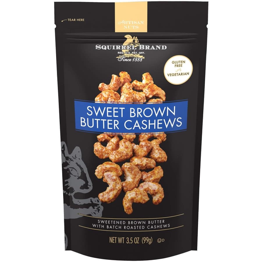 Squirrel Brand Sweet Brown Butter Cashews 3.5-oz. Bag: $2.05 via Sub & Save