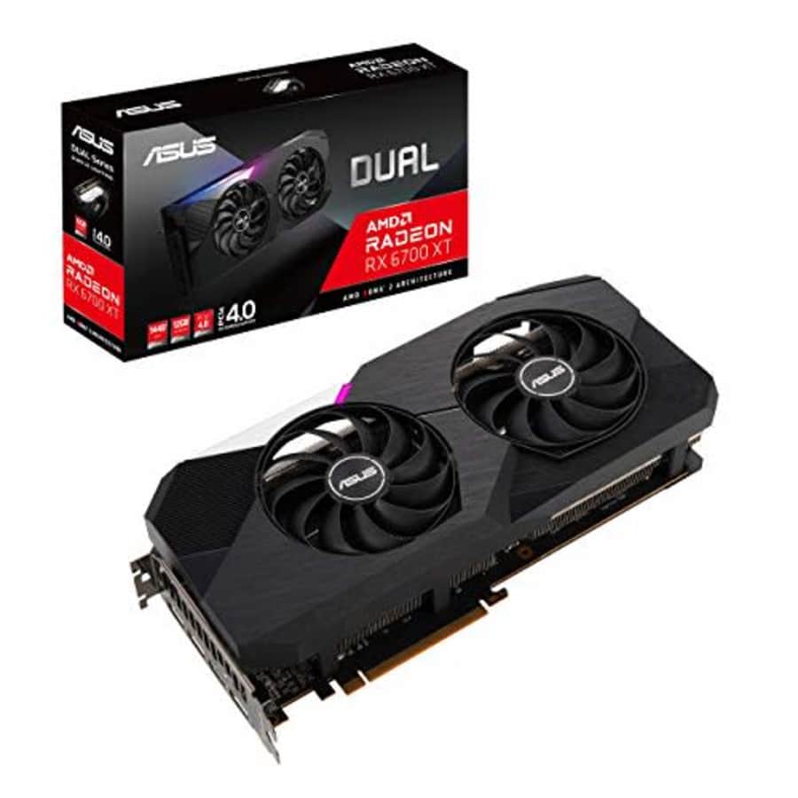 ASUS Dual AMD Radeon RX 6700 XT Standard Edition 12GB GDDR6 Gaming Graphics Card (AMD RDNA 2, PCIe for $572