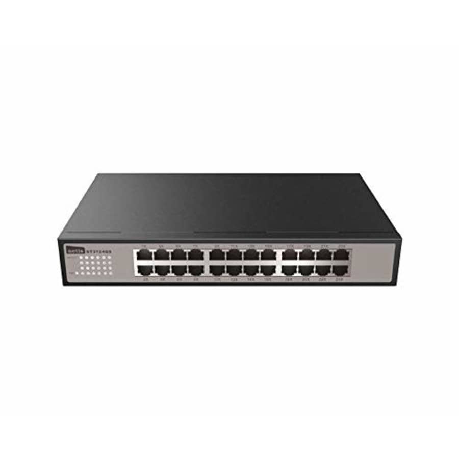 Netis 24 Port Unmanaged Gigabit Switch, Desktop Ethernet Splitter, Ethernet Hub, Plug and Play, for $60 Netis 24 Port Unmanaged Gigabit Switch, Desktop Ethernet Splitter, Ethernet Hub, Plug and Play, for $60