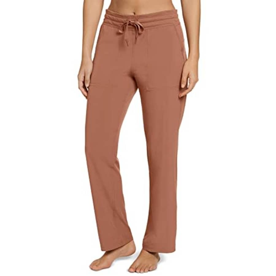 Jockey Women's Activewear Adjustable Ankle Pant, Hazelnut, s for $20