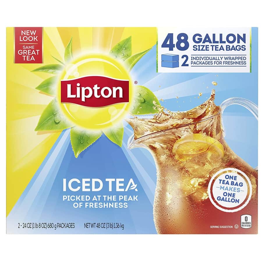 Lipton Gallon-Sized Iced Tea Bag 48-Pack for $14