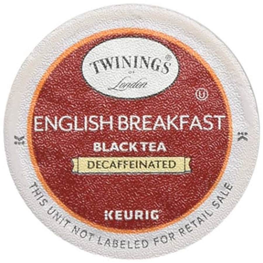 Twinings of London Decaffeinated English Breakfast Tea K-Cups for Keurig, 48 Count for $47