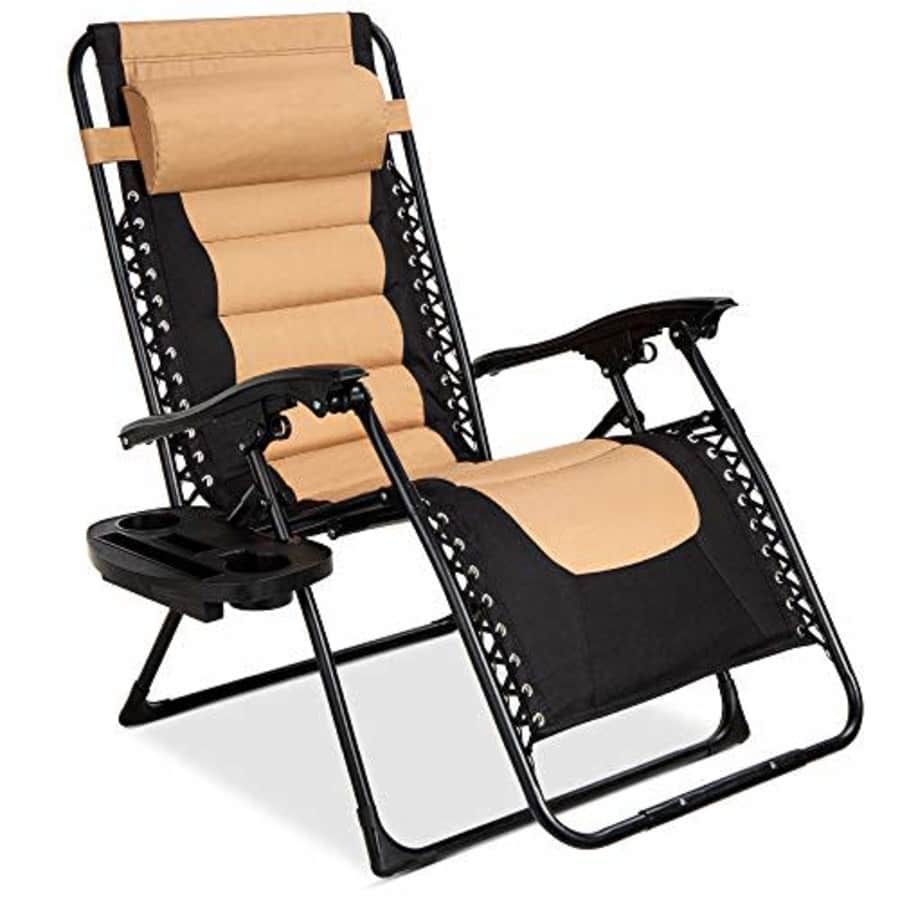 Best Choice Products Oversized Padded Zero Gravity Chair, Folding Outdoor Patio Recliner for for $72 Best Choice Products Oversized Padded Zero Gravity Chair, Folding Outdoor Patio Recliner for for $72