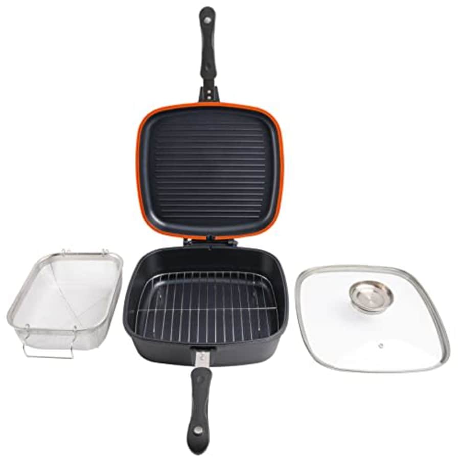 Kenmore Wyatt Aluminum Stackable All in One Mulit-Function Cookware Set (Grill, Fry, Steam, Saute) for $97