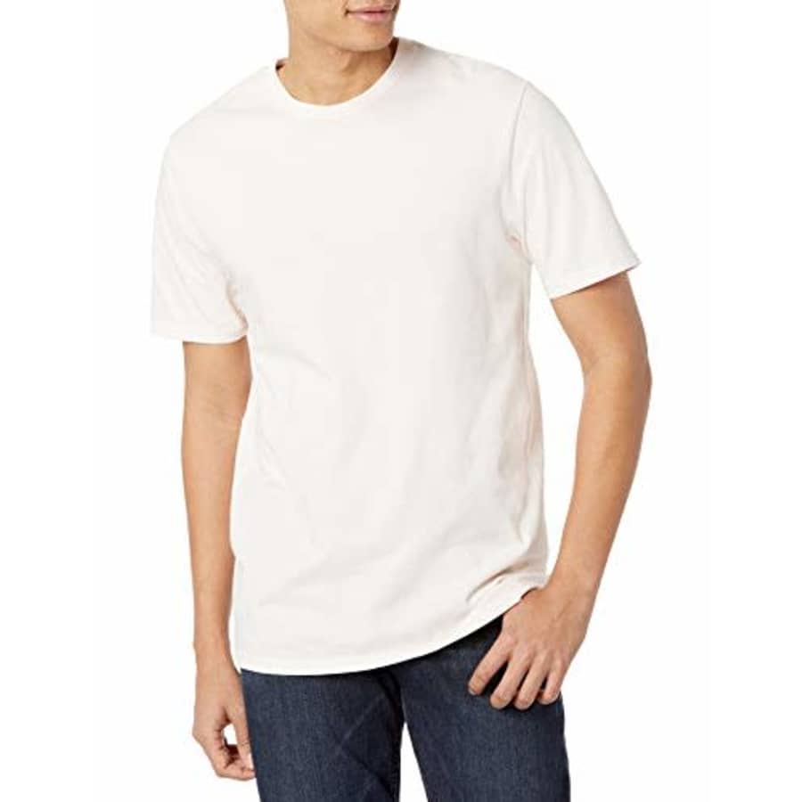 Volcom Men's Solid Stone Short Sleeve T-Shirt, Salty Pink, Large for $26