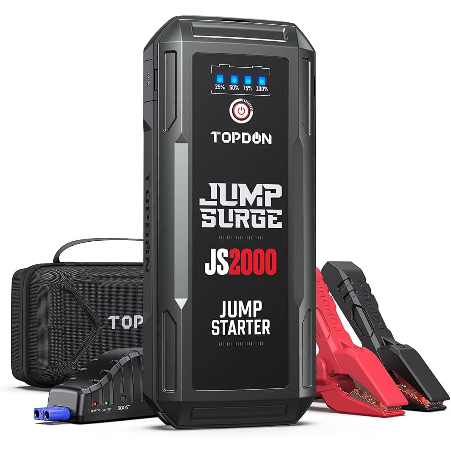 Topdon JumpSurge 2,000A Car Battery Jump Starter for $80 Topdon JumpSurge 2,000A Car Battery Jump Starter for $80