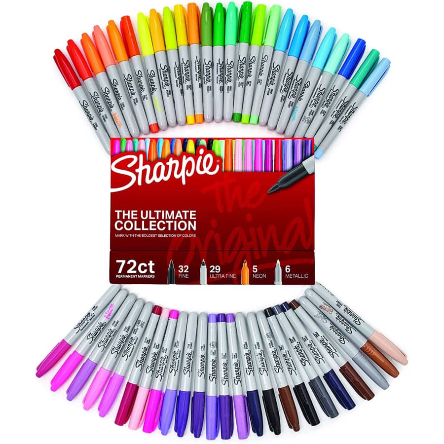 Sharpie The Ultimate Collection 72-Count Permanent Markers for $46