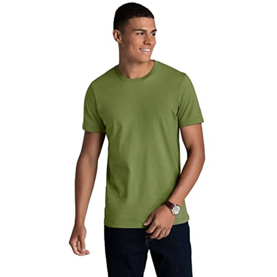 Fruit of the Loom Men's Recover Cotton T-Shirt Made with Sustainable, Low Impact Recycled Fiber, for $24