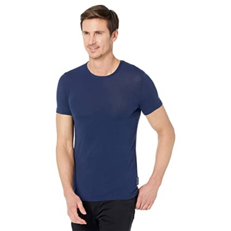 Calvin Klein Men's Ultra-Soft Modern Modal Lounge Crewneck T-Shirt, Blue Shadow, Medium for $34 Calvin Klein Men's Ultra-Soft Modern Modal Lounge Crewneck T-Shirt, Blue Shadow, Medium for $34