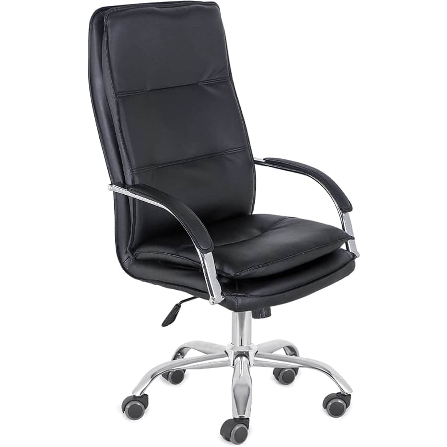 Comfty Leather Executive Swivel Chair for $123