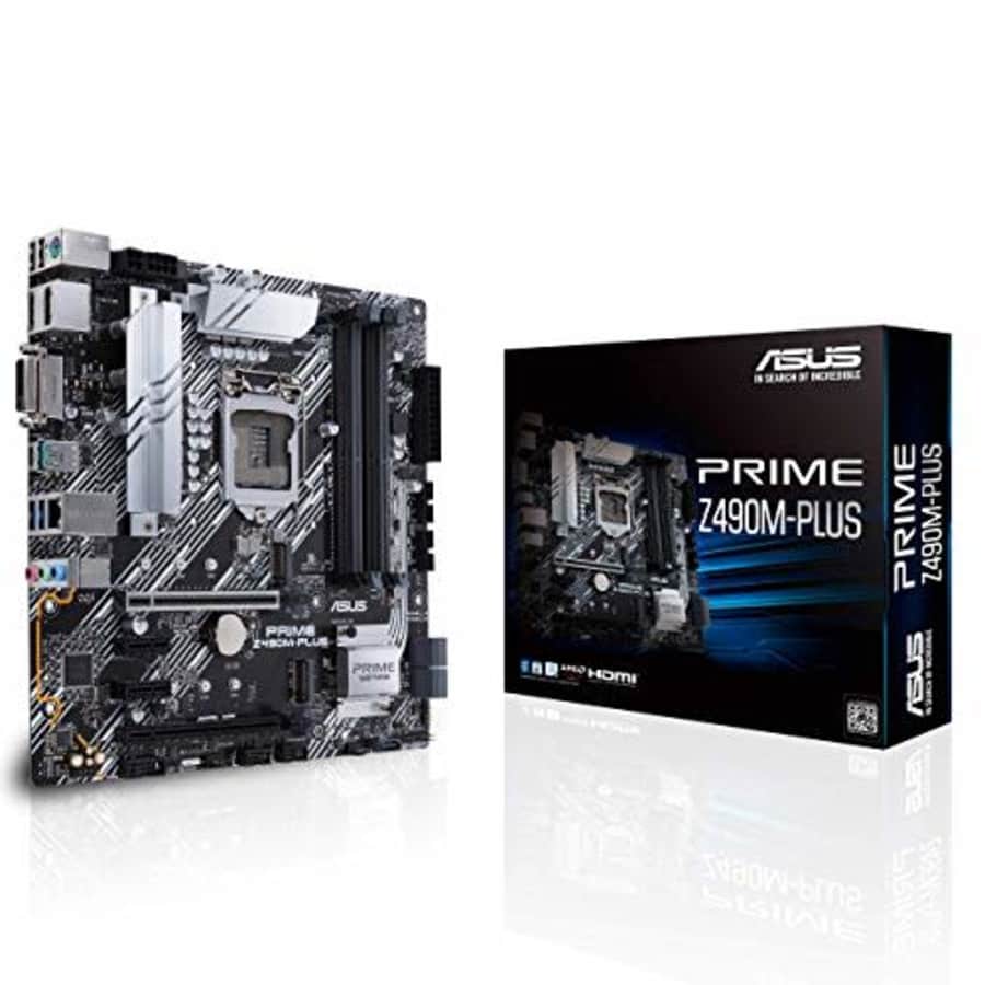 ASUS Prime Z490M-PLUS LGA 1200 (Intel 10th Gen) Z490 Micro ATX Motherboard (Dual M.2, DDR4 4600, 1 for $199 ASUS Prime Z490M-PLUS LGA 1200 (Intel 10th Gen) Z490 Micro ATX Motherboard (Dual M.2, DDR4 4600, 1 for $199