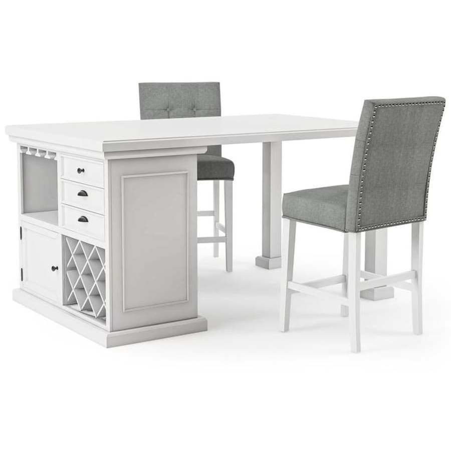 Furniture of America Gavin 3-Piece Kitchen Island Set for $1,250