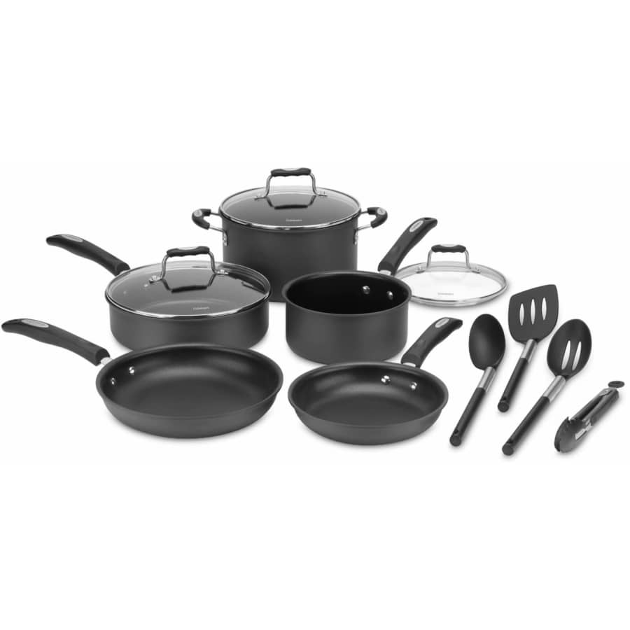 Cuisinart 12-Piece Hard Anodized Cookware Set for $90 in cart Cuisinart 12-Piece Hard Anodized Cookware Set for $90 in cart