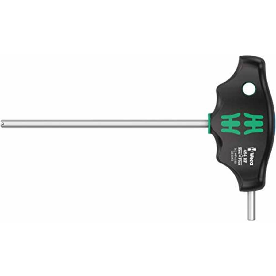 Wera 05023343001 454 HF T-handle hexagon screwdriver Hex-Plus with holding function, 5 x 150 mm for $16