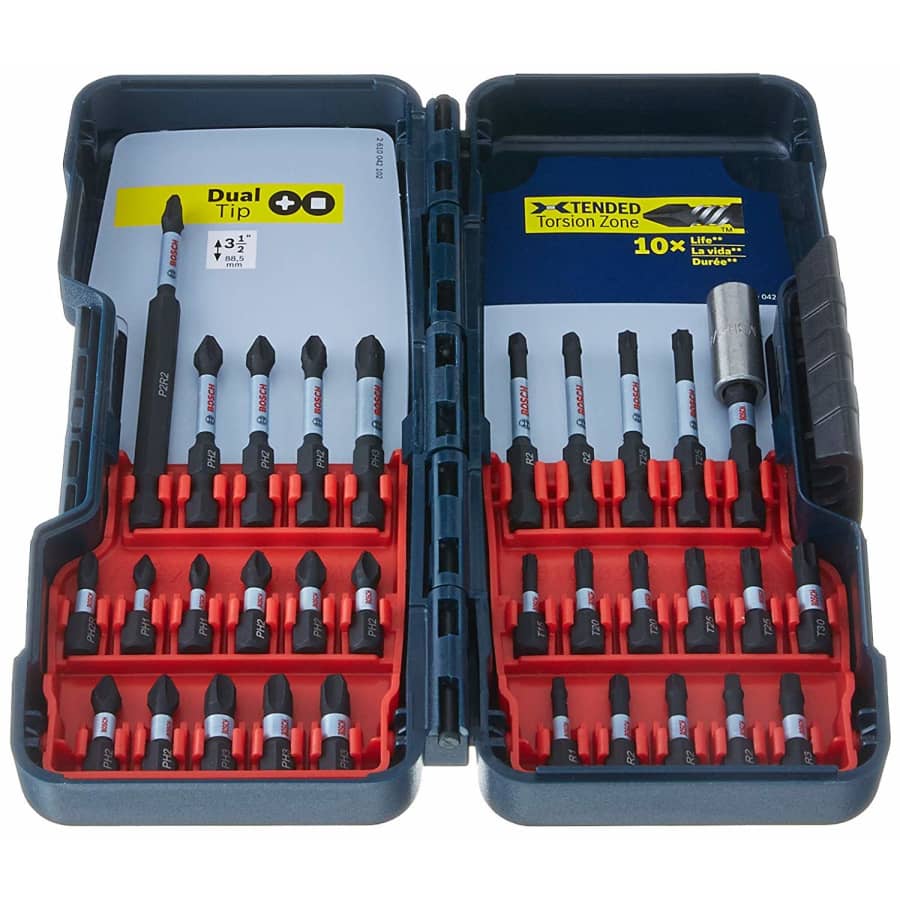 Bosch Impact 32-Piece Screwdriver Bit Set for $14