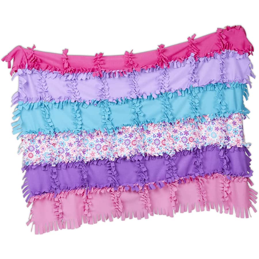 Melissa & Doug Created by Me! Flower Fleece Quilt No-Sew Craft Kit for $22