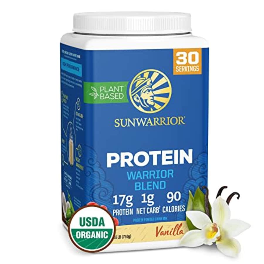 Sunwarrior Warrior Blend Protein Powder Drink Mix | BCAA Plant Based Organic Hemp Seed Vegan Gluten for $40 Sunwarrior Warrior Blend Protein Powder Drink Mix | BCAA Plant Based Organic Hemp Seed Vegan Gluten for $40
