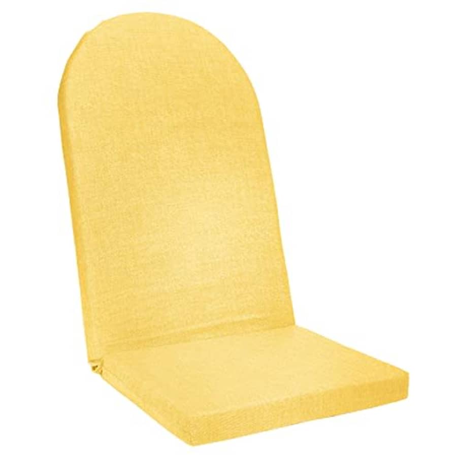 BrylaneHome Adirondack Chair Cushion Patio Seat Padding, Lemon Yellow for $70